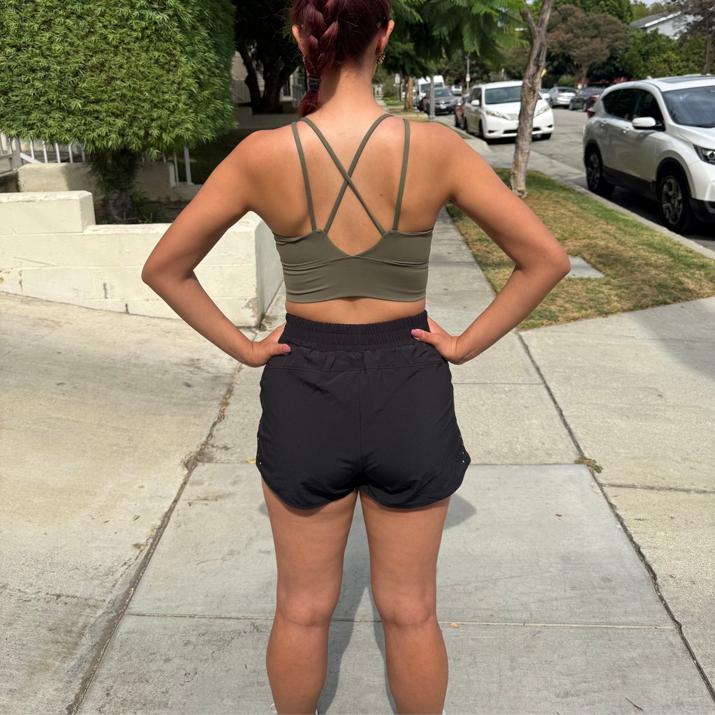 Black Running Shorts