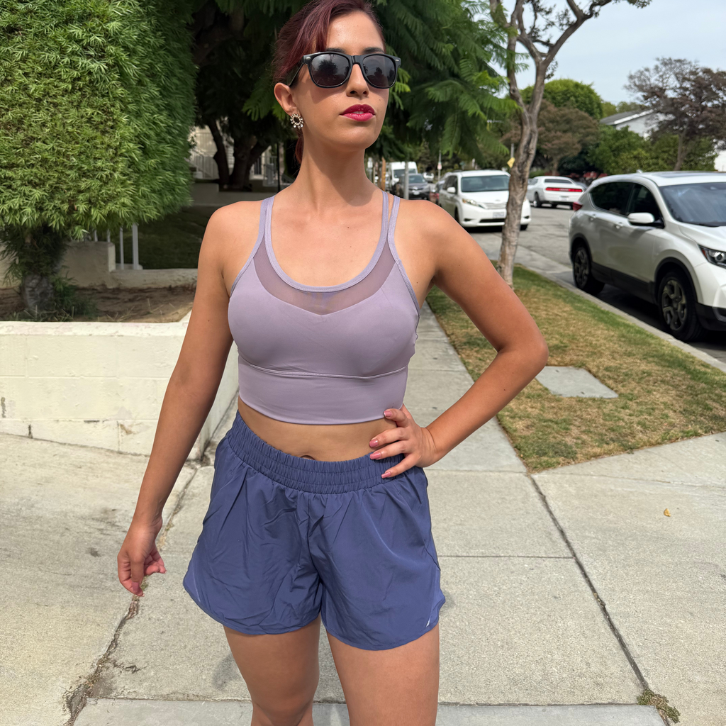 Light Blue Running Shorts