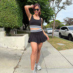 Chic Tennis Club Crop Top