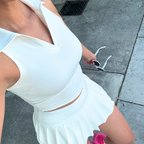 Buttercream Polo (Crop Top + Skort Set)