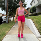Pink Running Shorts