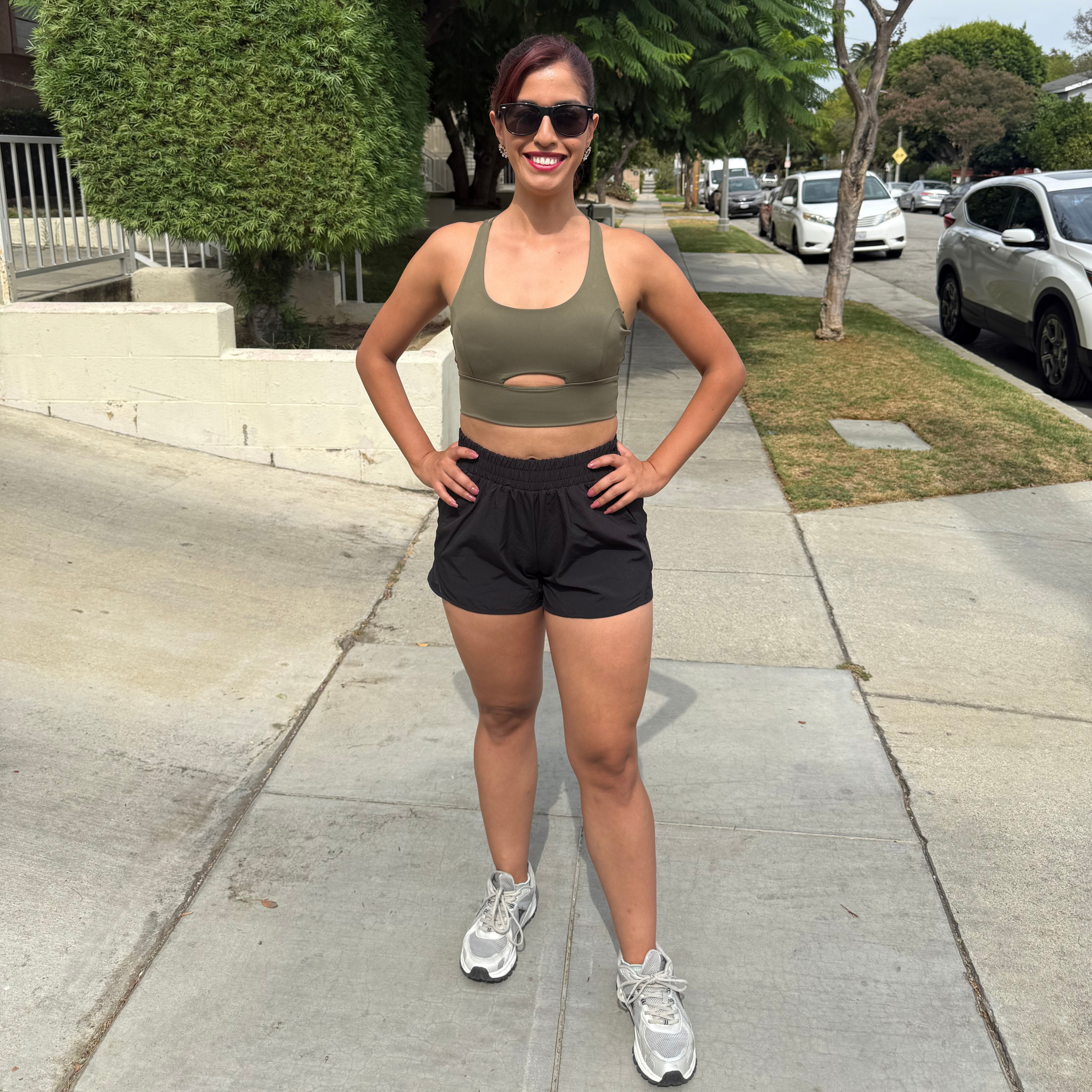 Black Running Shorts