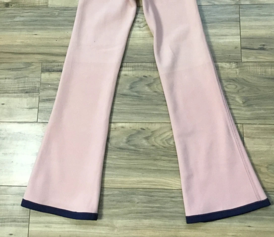 Navy Blue Thermal Butt Lifting Flare Leggings