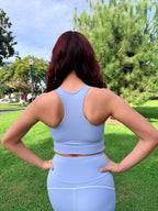 Cloud Blue Crop Top