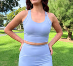 Cloud Blue Crop Top