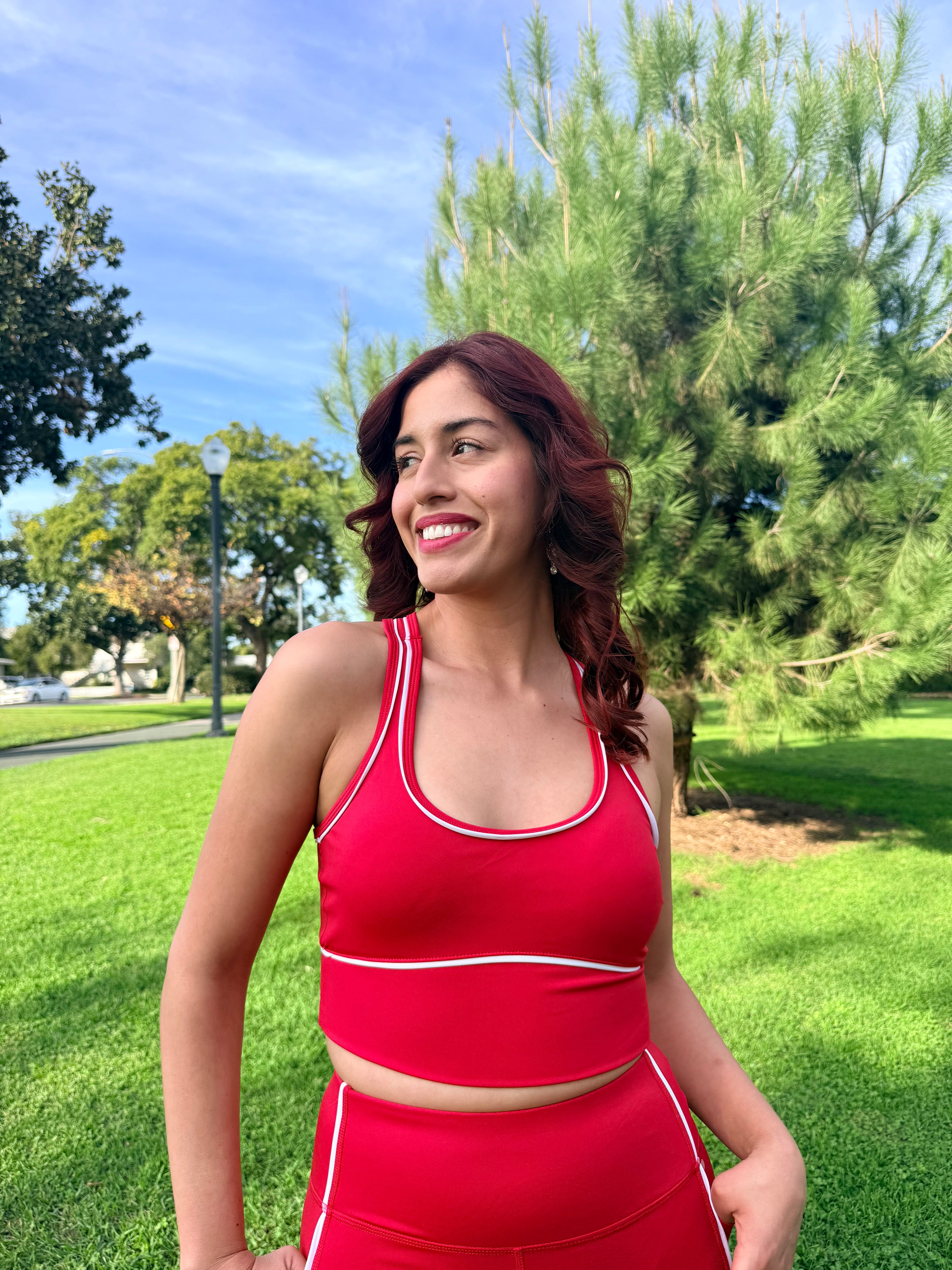 Cherry Cream Crop Top