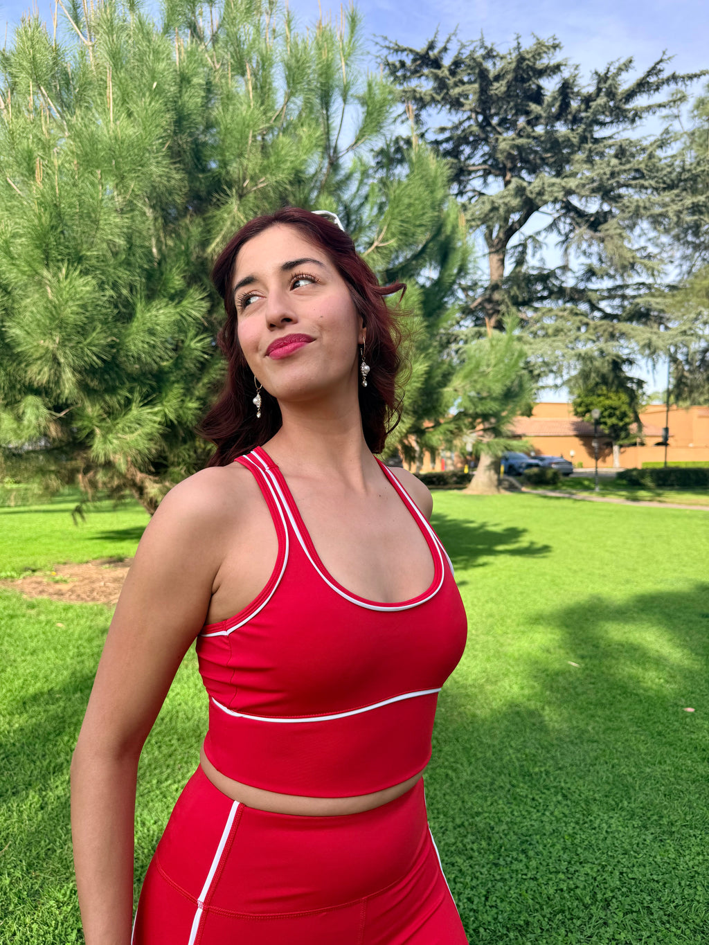 Cherry Cream Crop Top