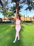 Rose Milk Crop Top