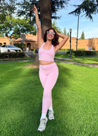 Rose Milk Crop Top