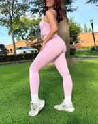 Rose Milk Leggings