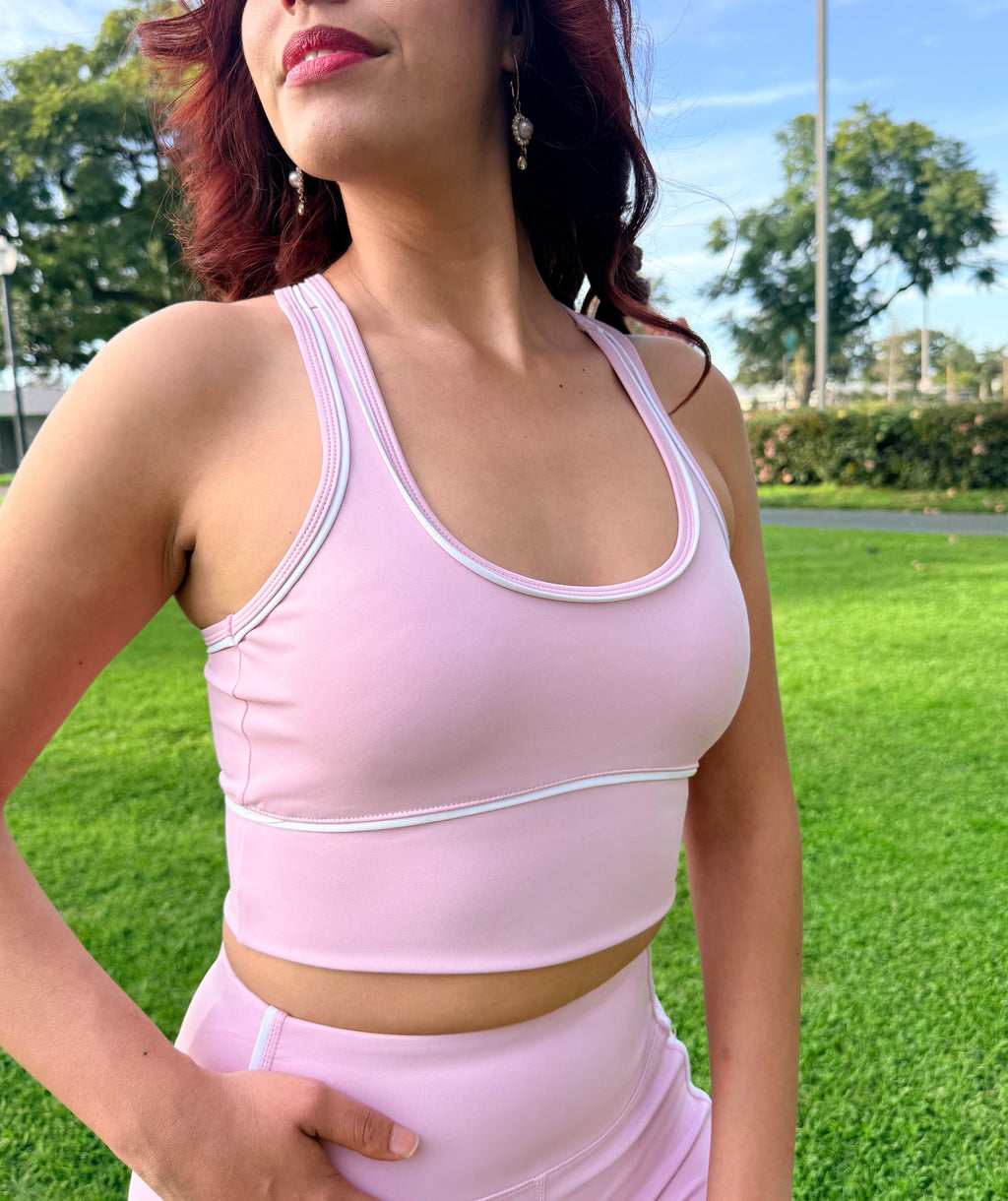 Rose Milk Crop Top