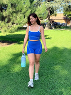 Royal Blue Power Shorts