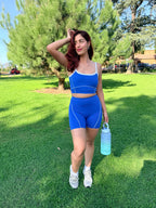 Royal Blue Power Shorts