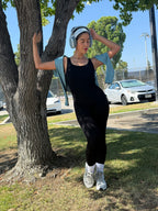 Seamless Ribbed Tummy Control Jumpsuit