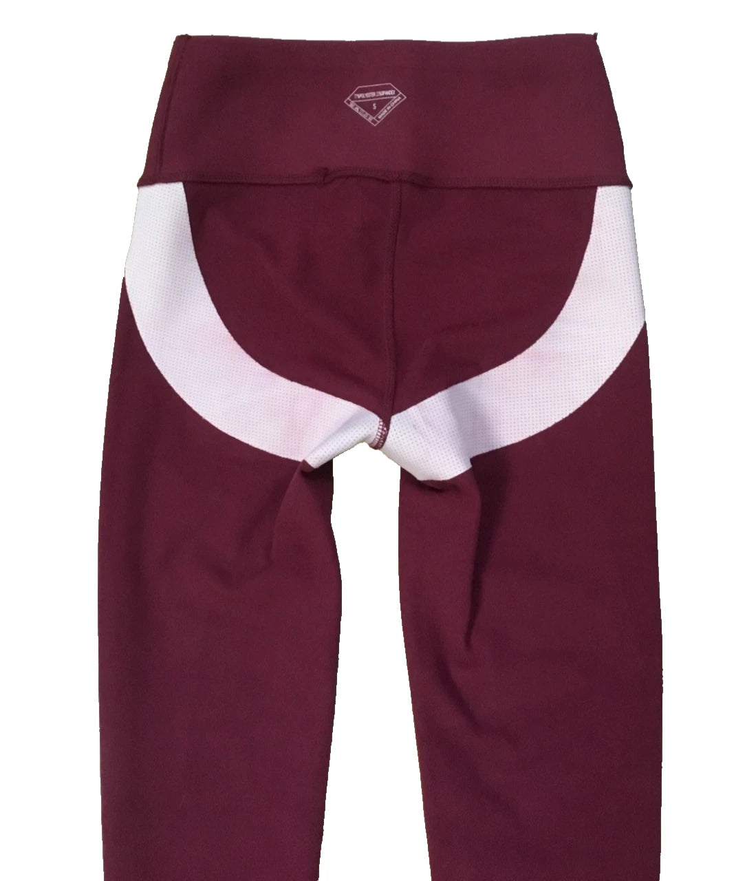Burgundy Fleece Butt Lifting Leggings